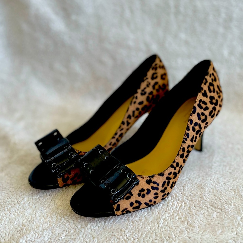 Kate Spade Leopard Heels - Size 7.5